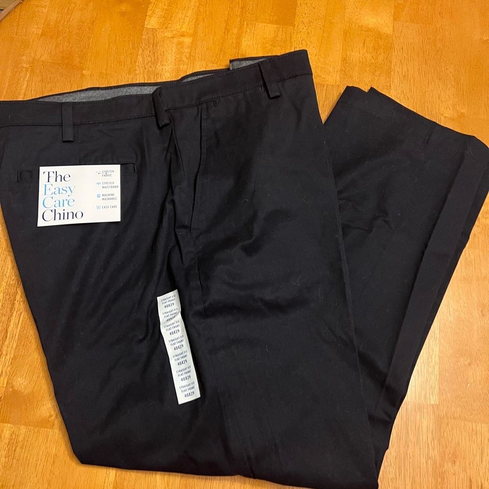 Croft & Barrow Black Chinos Tailored Fit